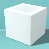 Mondo White Window Cake Box 10inch x 12inch Tall