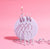 SILVER 13cm SWIRLY Cake Candles (Pkt 16)