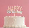 MILKSHAKE HAPPY BIRTHDAY CARAMEL Cake Topper