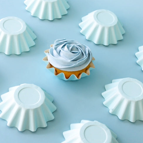 BLOOM PASTEL BLUE Baking Cups 24pk