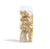 GOLD 13cm SWIRLY Cake Candles (Pkt 16)