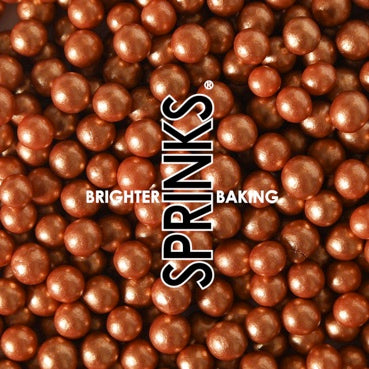 SPRINKS Cachous VINTAGE BRONZE 5mm 85g - Cake Decorating Central