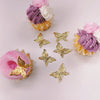 More Deco FILIGREE ANTIQUE GOLD BUTTERFLIES (10 PACK)