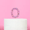 Cake Topper RAINBOW GLITTER 0