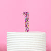 Cake Topper RAINBOW GLITTER 1