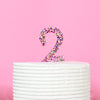 Cake Topper RAINBOW GLITTER 2