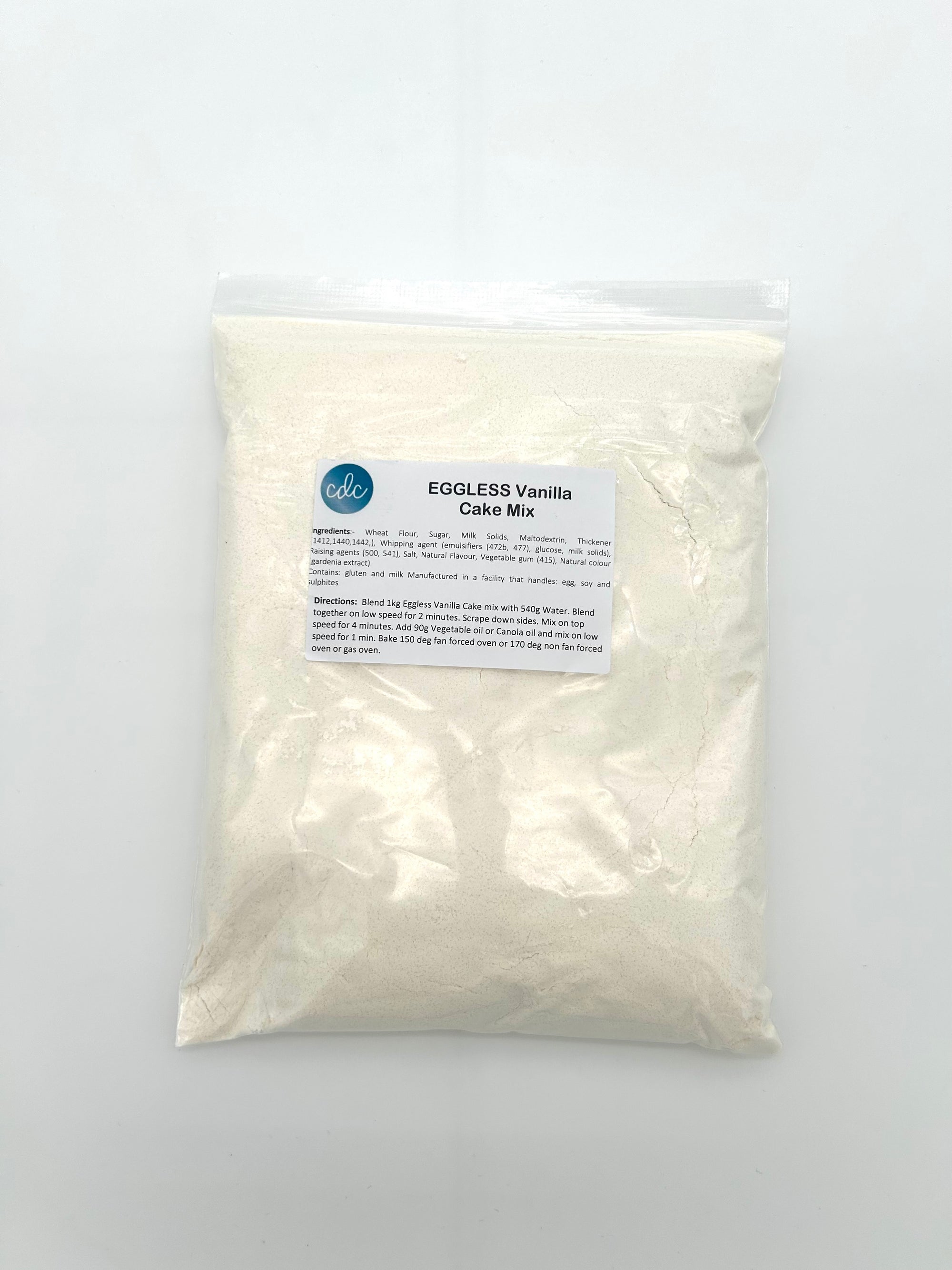 EGGLESS VANILLA CAKE MIX 1KG