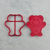 Teddy Bear Cutter and Dough Imprint Set by The Confectionist