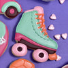 Roller Skate Cutter and Dough Imprint Set by The Confectionist