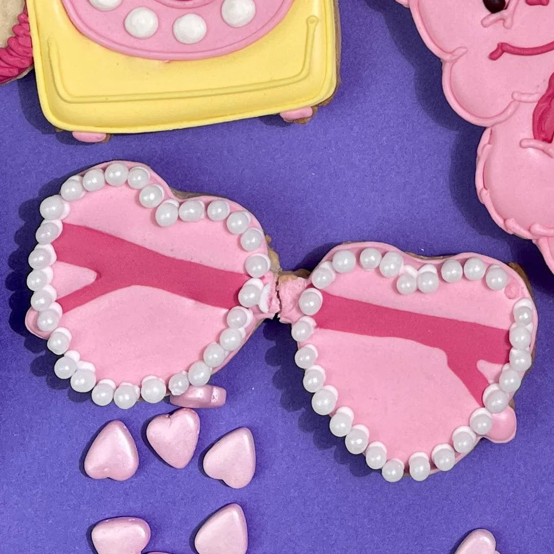 Heart Sunglasses Cutter and Dough Imprint Set by The Confectionist