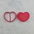 Heart Wave Cutter and Dough Imprint Set by The Confectionist