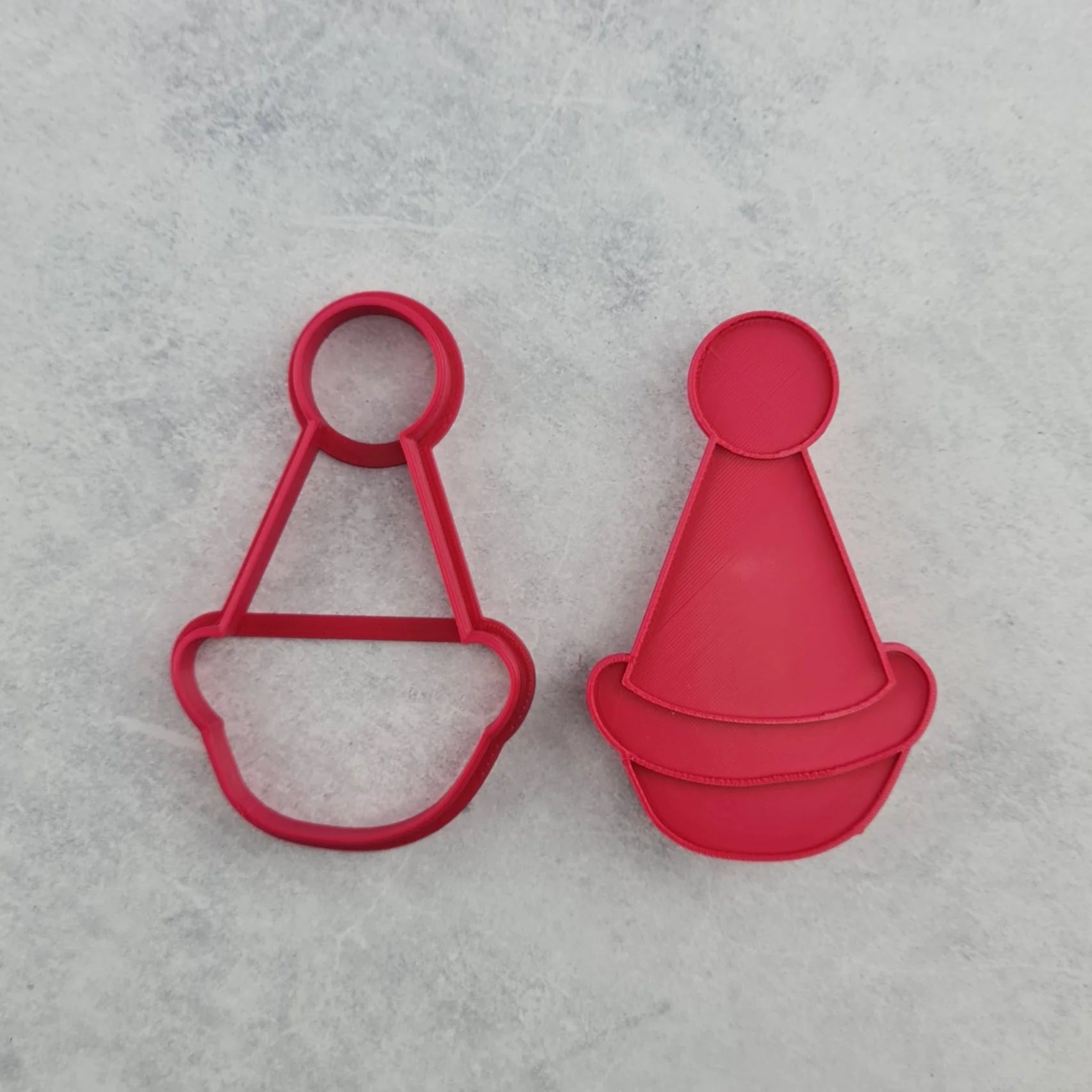 Party Hat Cutter and Dough Imprint Set by The Confectionist