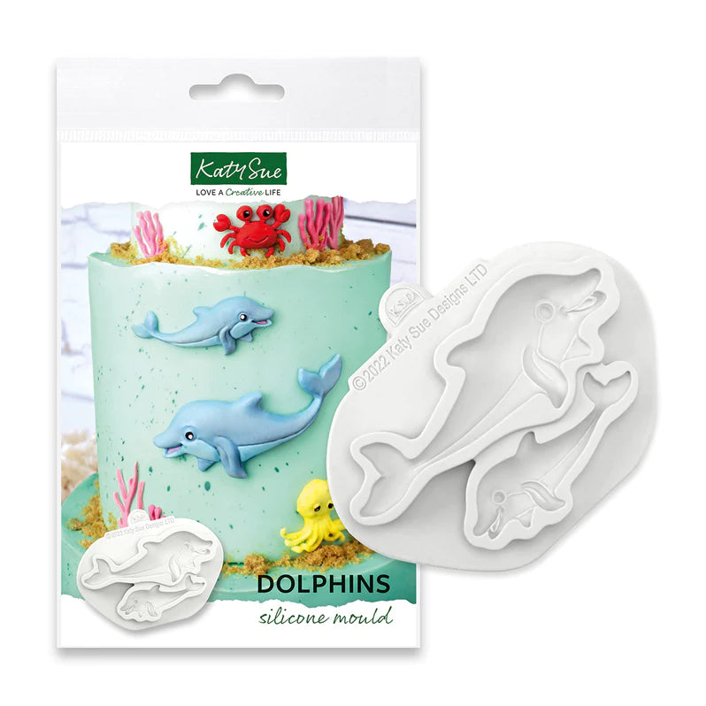 Katy Sue Dolphins Silicone Mould