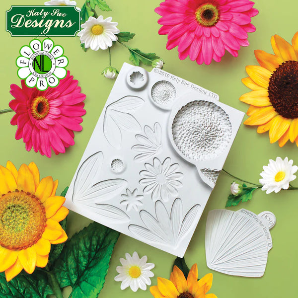 Flower Pro Ultimate Sunflower / Daisy Silicone Mould And Veiner | Cake ...