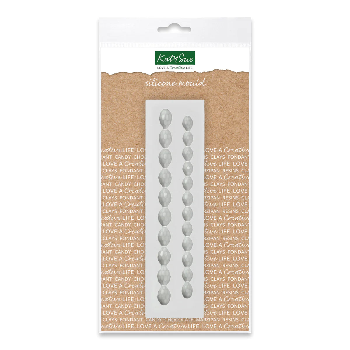 Katy Sue Faceted Beads Silicone Mould