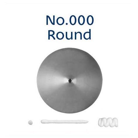 Loyal Piping Tip 000 ROUND STANDARD S/S