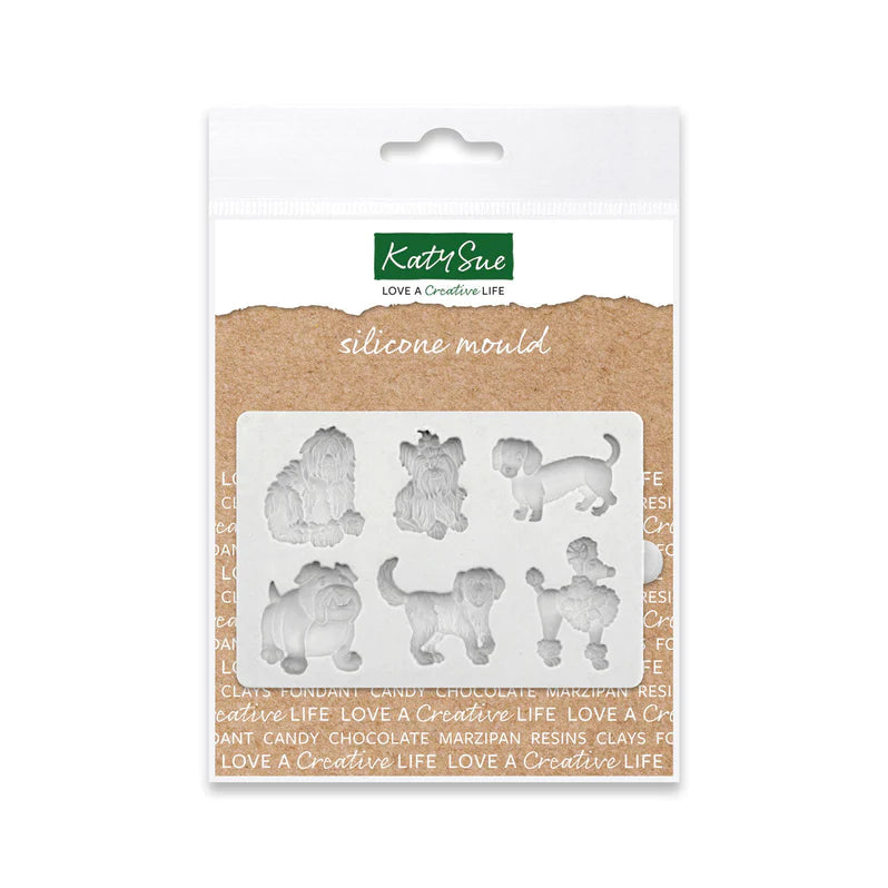 Katy Sue Miniature Dogs 2 Silicone Mould