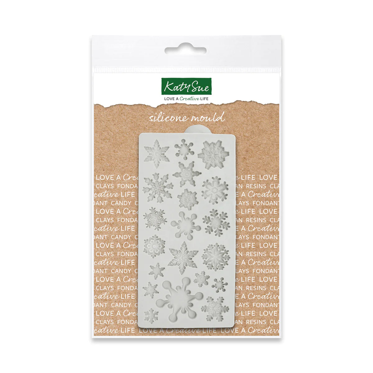 Katy Sue Miniature Snowflakes Silicone Mould