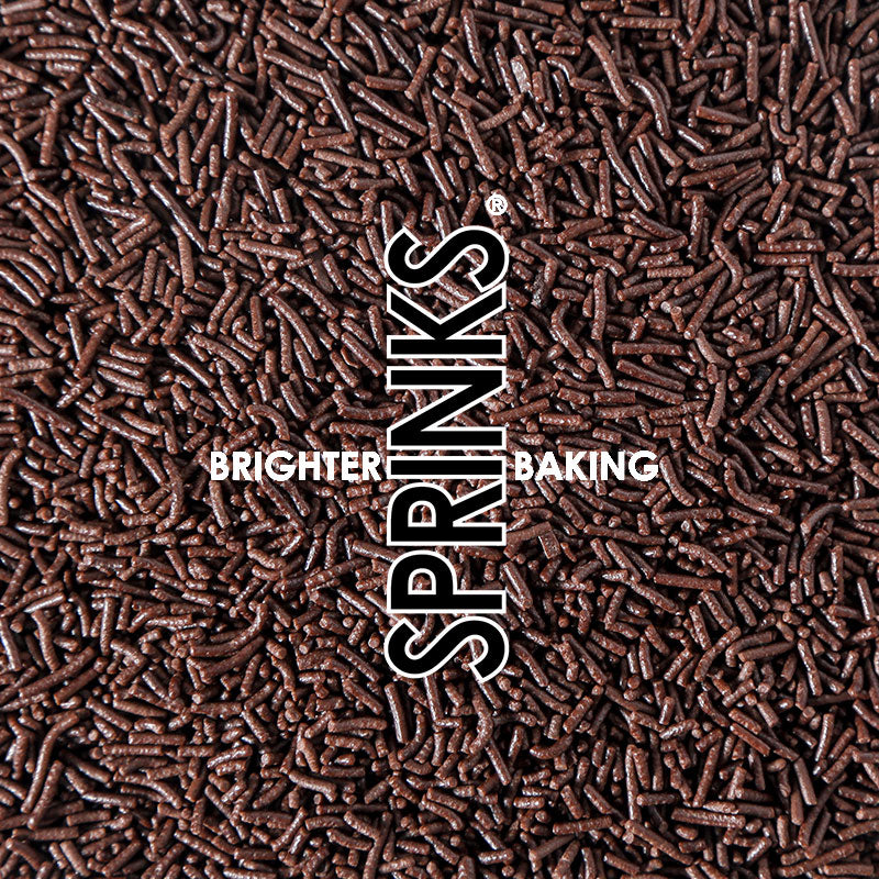 SPRINKS Jimmies CHOCOLATE 60g - Cake Decorating Central