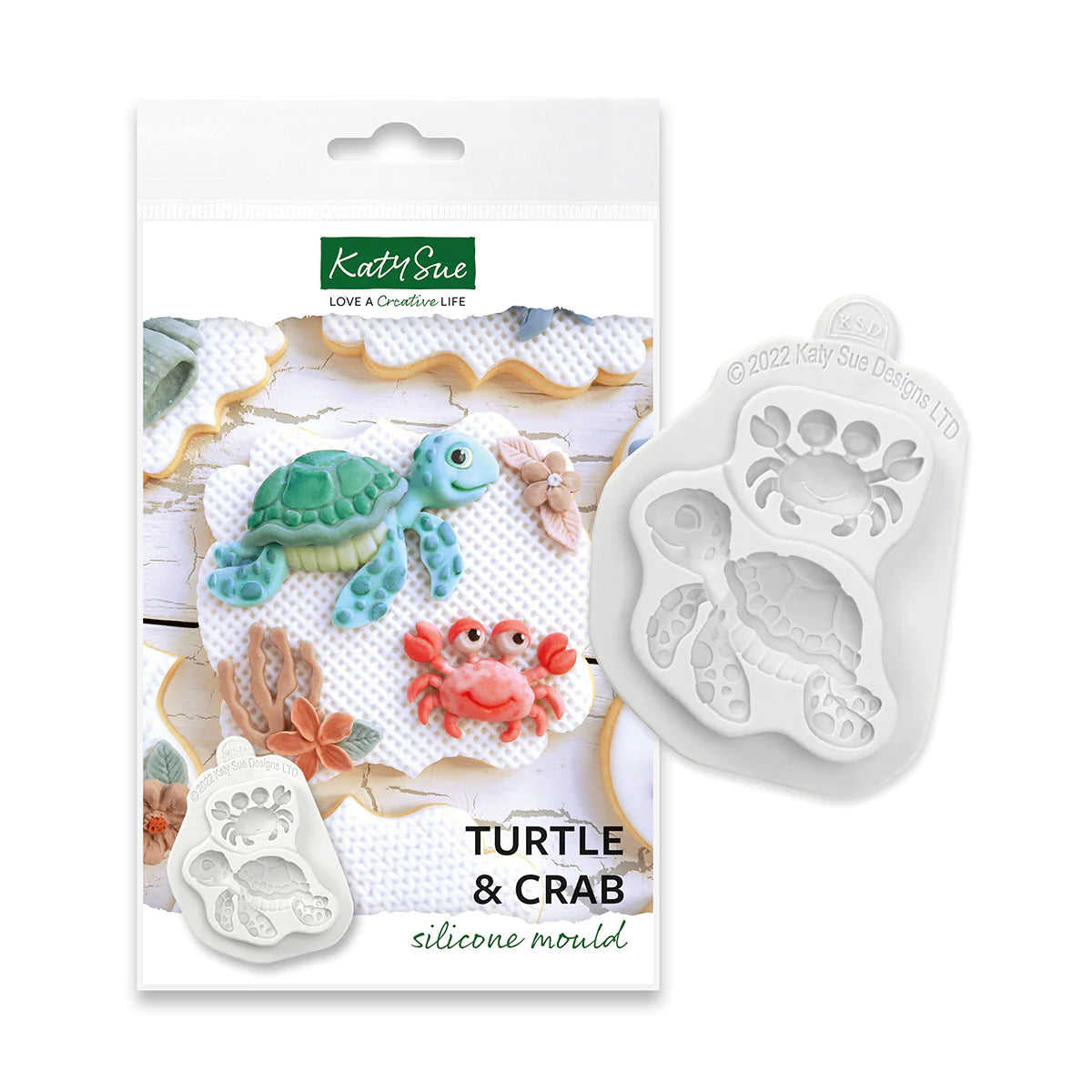 Katy Sue Turtle & Crab Silicone Mould