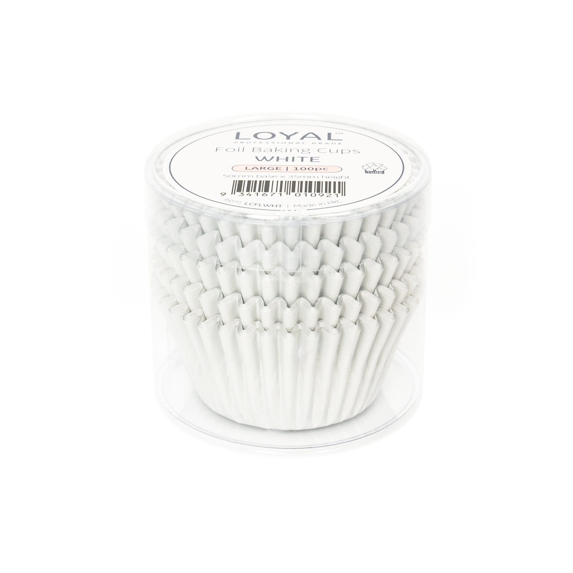 LOYAL WHITE BAKING CUPS SMALL (100PC)