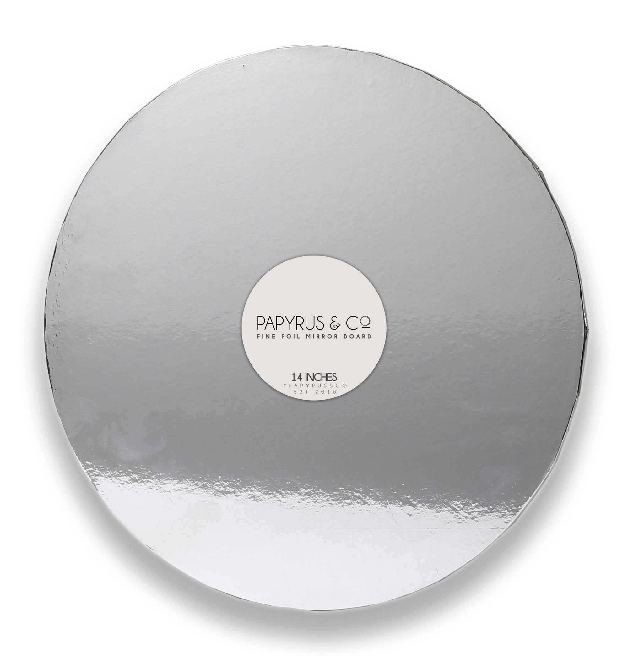 ROUND 14 INCH SILVER MIRROR CAKE BOARD - Cake Decorating Central