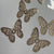 More Deco FLAT SATIN GOLD BUTTERFLIES (10 PACK)