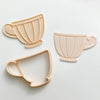 TEACUP CUTTER + COOKIE EMBOSSER SET by Little Biskut