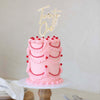 TWENTY ONE GOLD + OPAQUE Layered Cake Topper - Cake Decorating Central