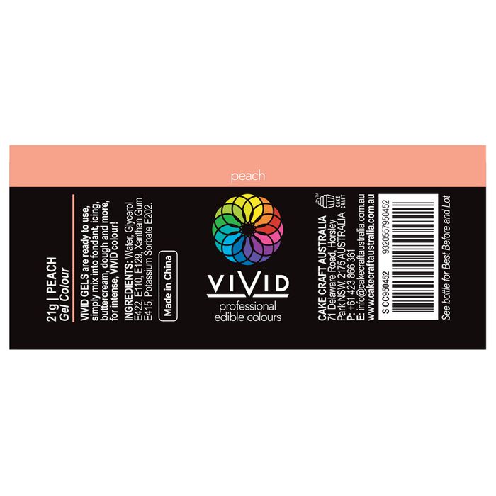 VIVID GEL COLOUR PEACH 21G