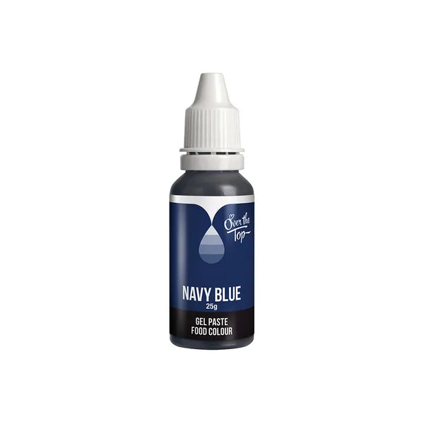 Over The Top NAVY BLUE Food Gel Colour 25g