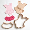 ONESIE with TUTU CUTTER + STAMP SET by Little Biskut