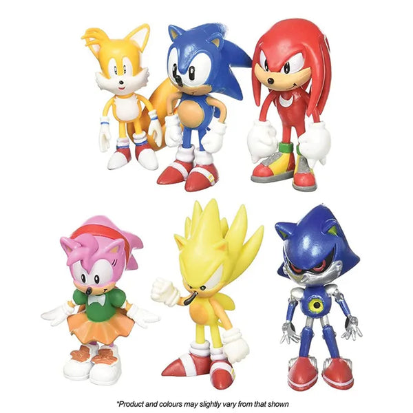 SONIC The HEDGEHOG Plastic Figurine Set | Cake Decorating Central