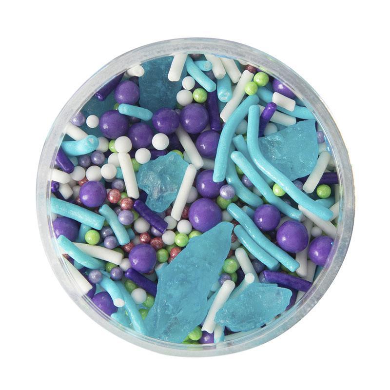 SPRINKS Sprinkle Mix ROCK n ROLL BLUE 70g - Cake Decorating Central